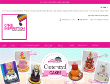 Tablet Screenshot of cake-inspiration.com